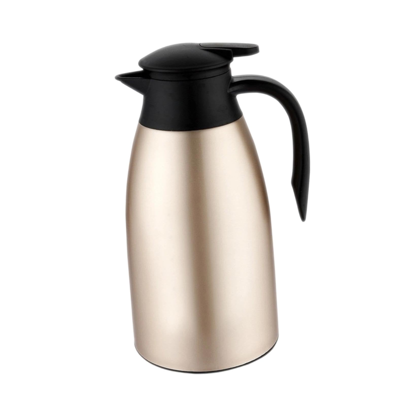 con Beccuccio per caffè, tè E Altre Bevande, Realizzato in Acciaio Inox, Ideale per La Casa O L'Ufficio, Oro