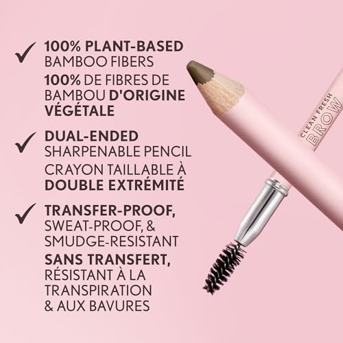 Covergirl Clean Fresh Brow Lápiz de Cejas 500 Marrón Medio miniatura 5