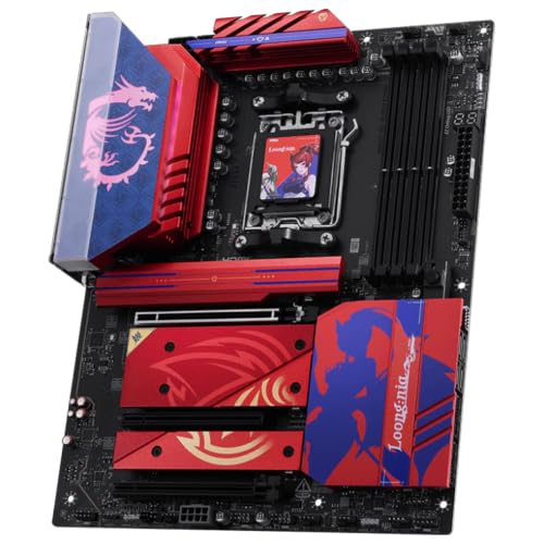 Image of MSI B850 MLG Edition Motherboard, ATX - Supports AMD Ryzen 9000 /8000 / 7000 Processors, AM5 - DDR5 Memory Boost (8400+ MT /s OC), PCIe 5.0 x16, M.2 Gen5, 5G LAN