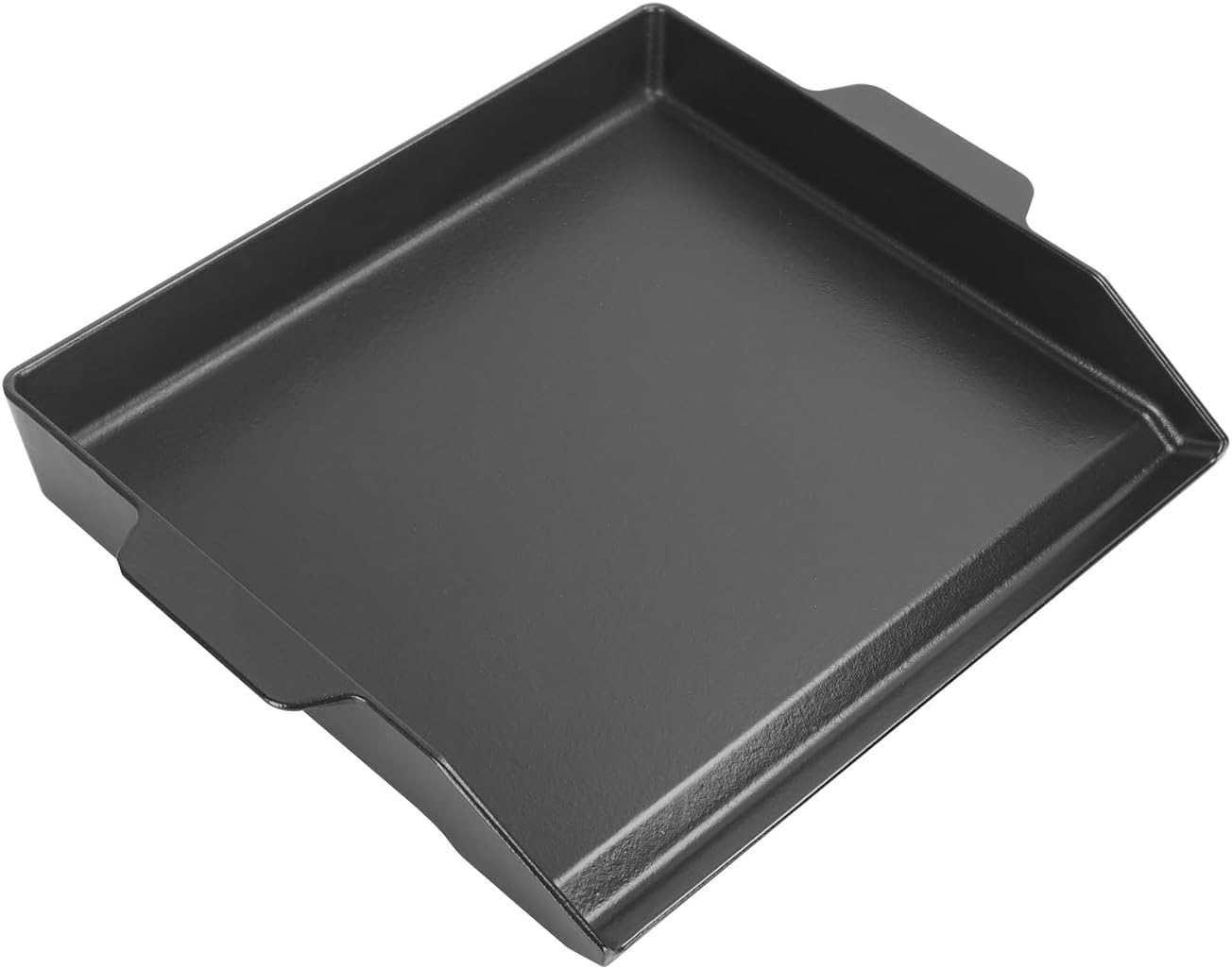 Universal Cast Iron Cooking Griddle Insert,Pre-Seasoned Nonstick Coating Griddle Pan for Gas Grill,BBQ Flat Top Grill Plate with High Sidewalls for All Grills and 4 Burner Range Oven,18.5"x14"
