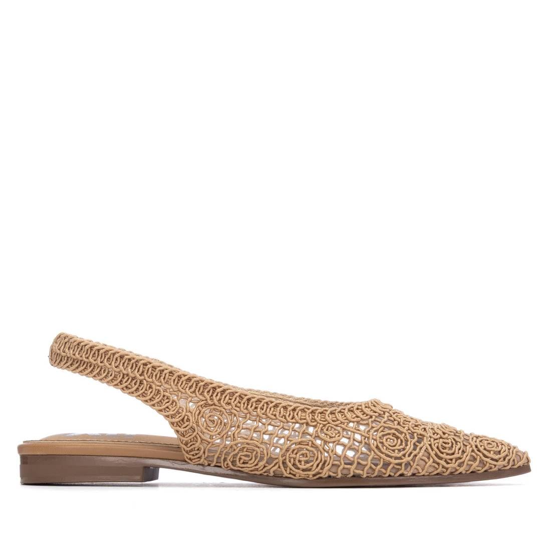 XTI 14512403 Zapato Sra Textil TAUPEMujer