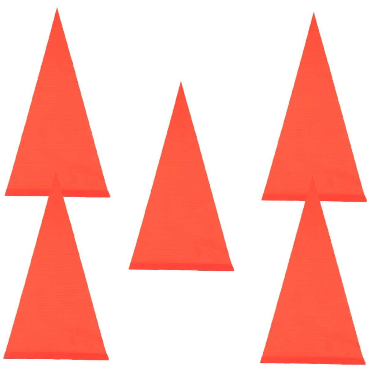ifundom Banderín De Advertencia De Seguridad Bandera Sencilla para Bicicleta Banderas De Bicicleta Banderas De Advertencia para Bicicleta Bandera Reflectante 5 Piezas x 4
