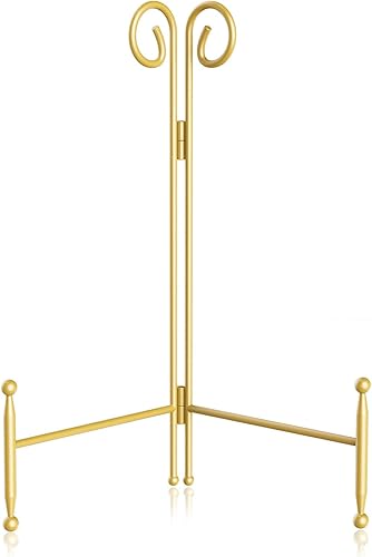 hopeme Soporte de exhibición para platos, soporte de placa de 12 pulgadas para exhibir platos grandes, soporte de caballete pesado para marco de