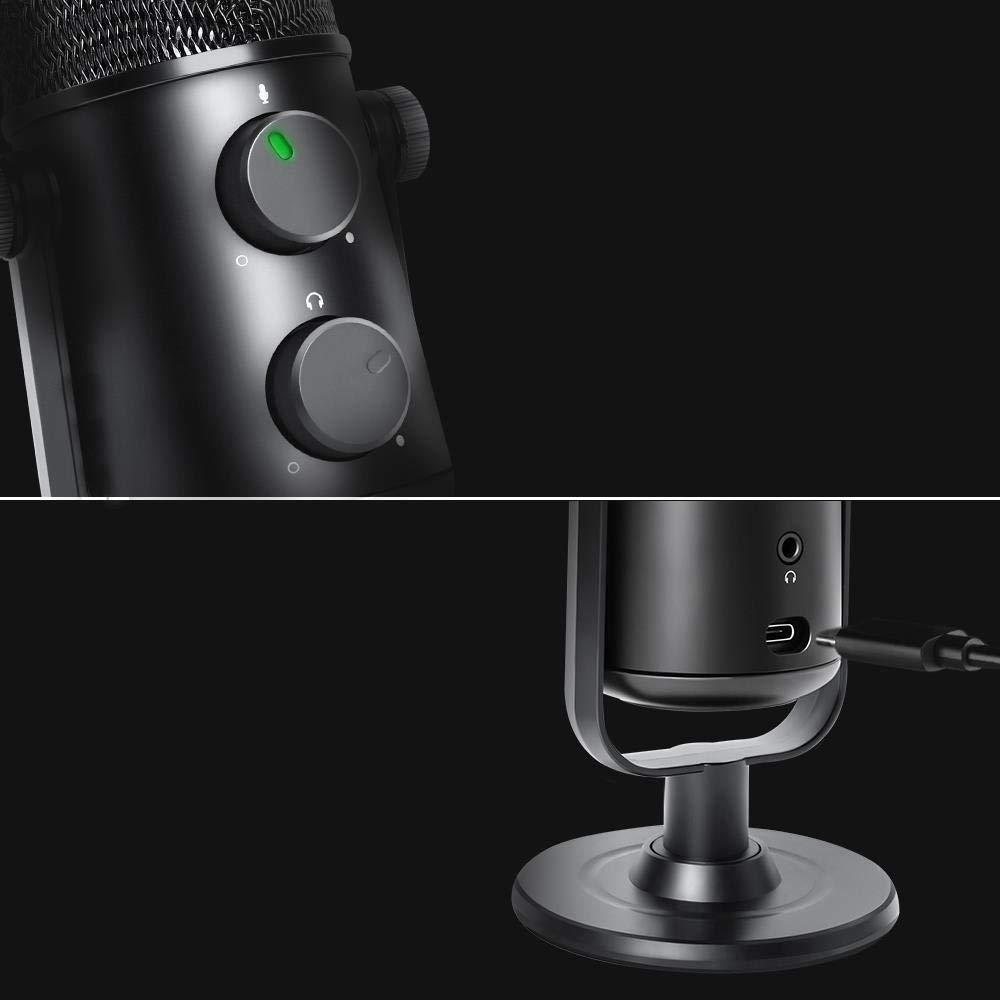 Amazon | Usbコンデンサーマイクハート型ポインティングマイク金属録音