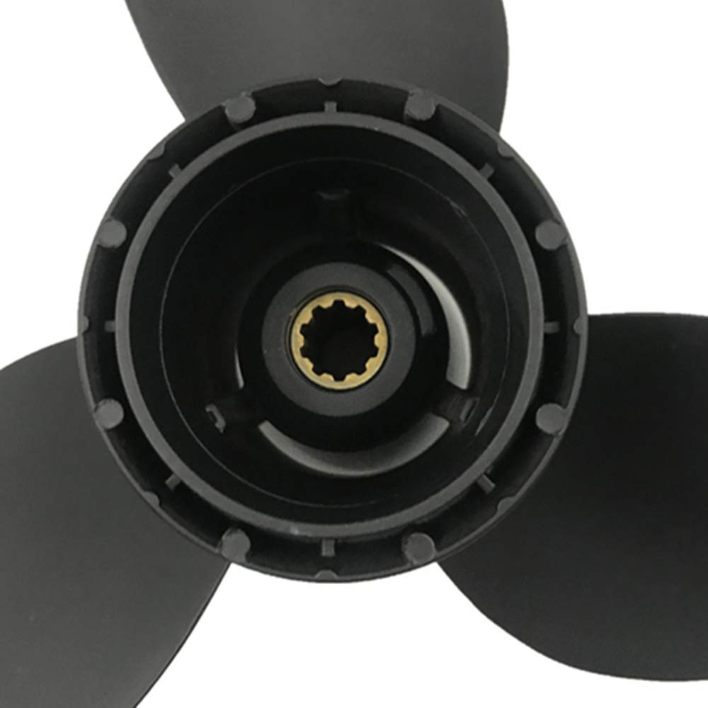 Capitán Hélice Ajuste Suzuki Motores Fueraborda 25-30HP Aluminio 10 Dientes Spline RH