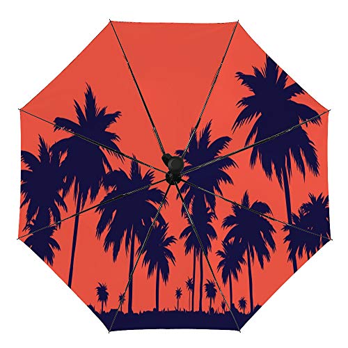 Parapluie pliable manuel coupe-vent protégeant de la pluie et des UV mer