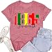 SUWATOIN Juneteenth 1865 Shirts for Women June 19th Freedom Day T-Shirt Black History Melanin Tee Top