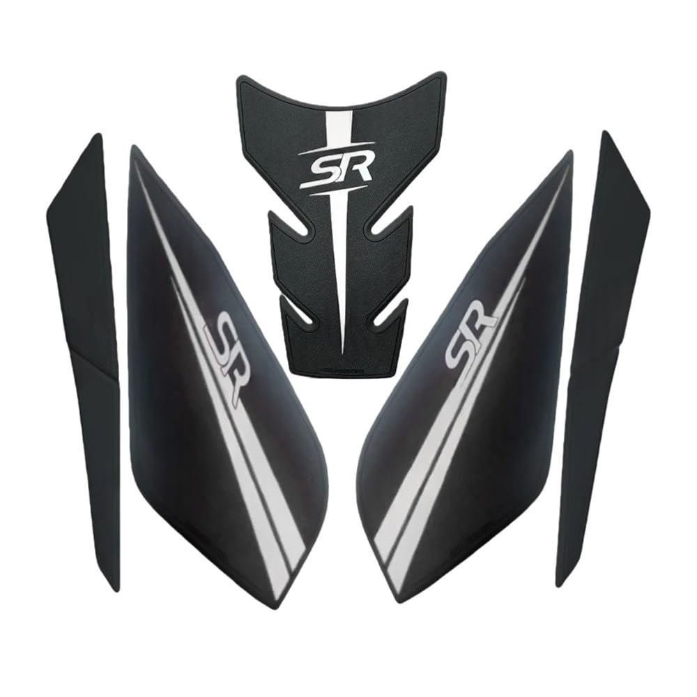 Gas Fuel Tank Pad Rubber Protector Tank Pad Stickers Decals Motorcycle Accessories for 450SR Traction Side Fuel Knee Grip Decal
