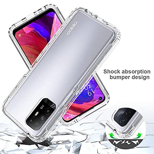 Cover per Oppo A94 5G, Custodia 2in1 Dual Layer Ibrida Morbido TPU 360