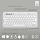 Logitech Pebble 2 Combo, kabellose Tastatur und Maus, leise und mobil, anpassbar, Logi Bolt, Bluetooth, Easy-Switch für Windows, macOS, iPadOS, Chrome - Deutsches QWERTZ-Layout, Weiß