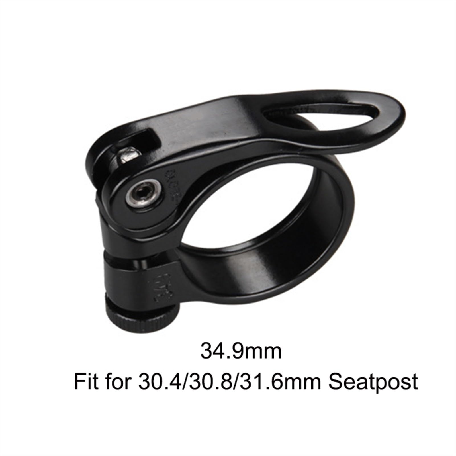 Morsetto reggisella bici, Morsetto reggisella bici 2 pezzi Morsetto reggisella bicicletta Alluminio Ultraleggero a sgancio rapido Bici da strada Morsetto reggisella mountain bike Morsetto reggisella 3