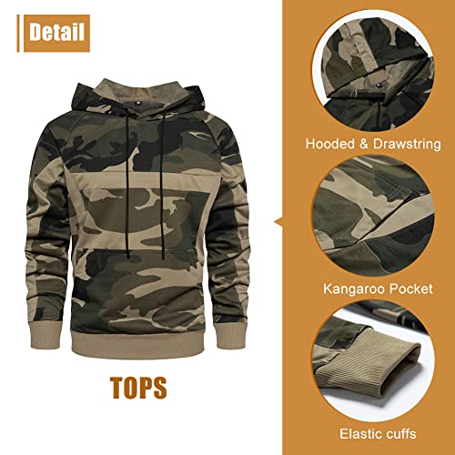 MANTORS Mens Camo Tracksuit Casual Hooded Track Suits Long Sleeve Hoodie and Sweatpant Jogging Sweatsuit3