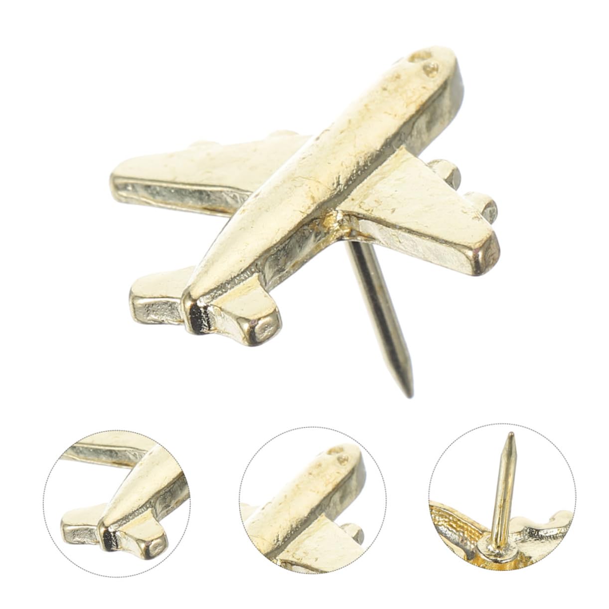 STOBOK 120stücke Flugzeug Pushpins Für Pinnwand Und Karten Dekorative Reißzwecken Für Korktafel Notizen Und Weltkarten Für Büro Und Klassenzimmer