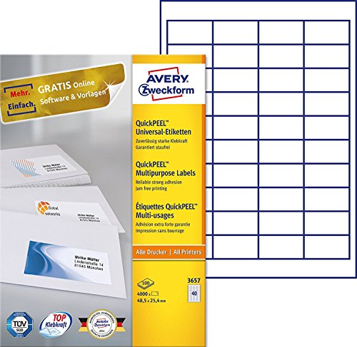 AVERY Zweckform LR3478-10 - Etiquetas De Reciclaje (10 Etiquetas De