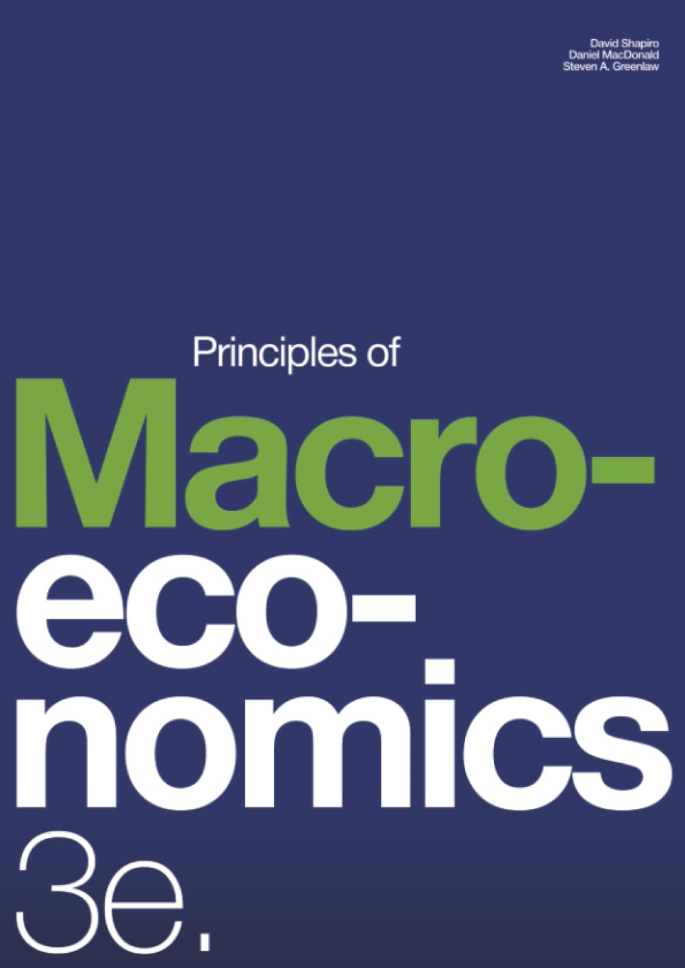 Principles of Macroeconomics 3e