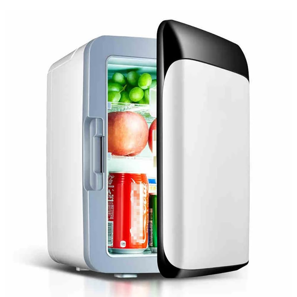 Mini-Frigorifero Elettrico da 10 Litri, Congelatore per Esterni/Auto, Refrigeratore per Cosmetici/Latte Materno/Medicinali, con Funzioni di Refrigerazione E Riscaldamento