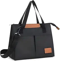 Bolsa Térmica Lancheira Para Marmita Trabalho Academia Escola e Passeios Lancheira Escolar Com Alça De Ombro, PREMIUM (Preto)