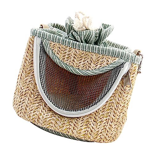 Happyyami 1Pc Portable Pet Hammock for Hamsters Breathable Mesh Outgoing Bag for Pets Lightweight Design Random Color for Travel and Climbing Comfortable Cradle