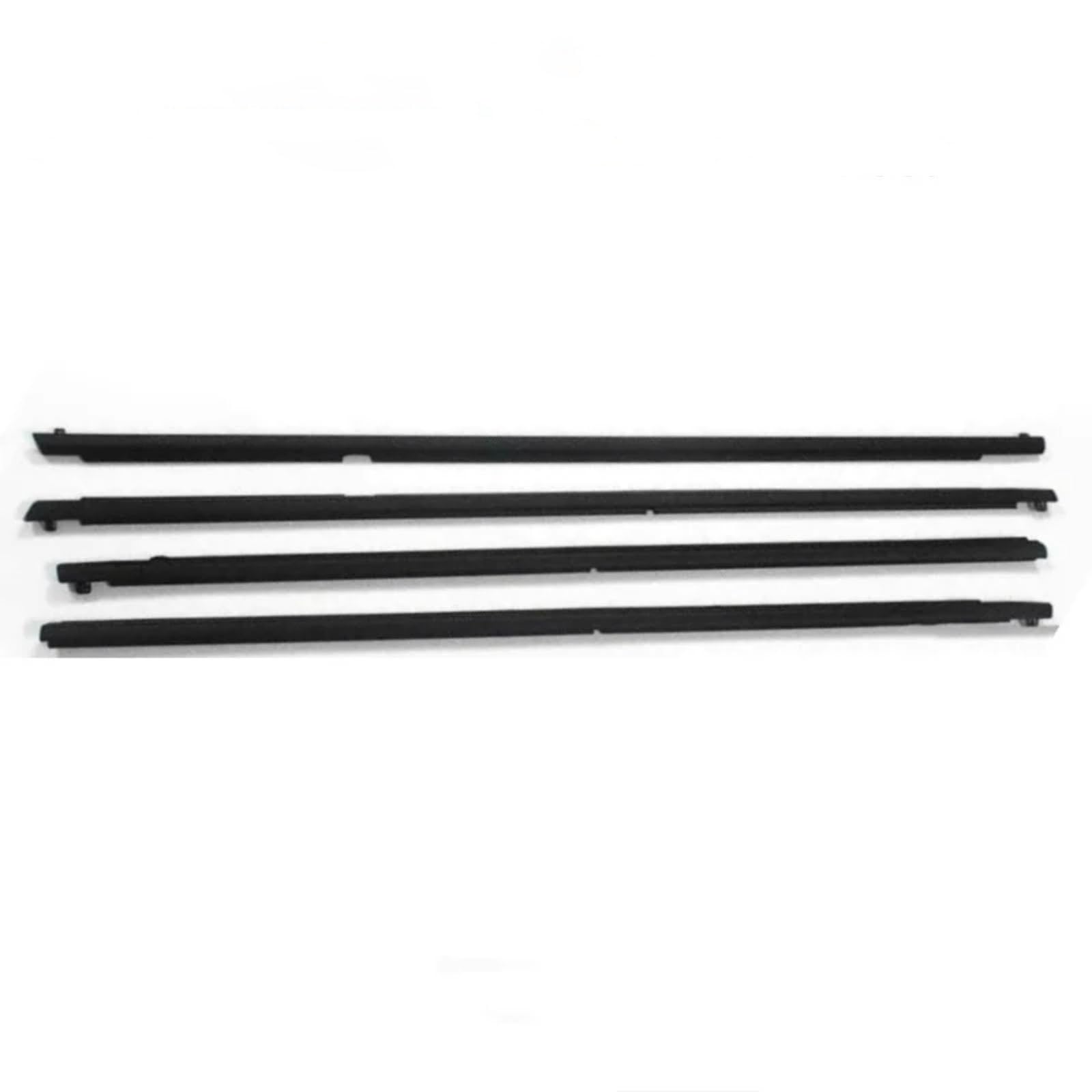 Glilar One Color Automotive Window Seals Compatible With Mazda 3 Bk Seires Sedan 2004-2009 4Pcs Car Weatherstrips Window Glass Sealing Strip