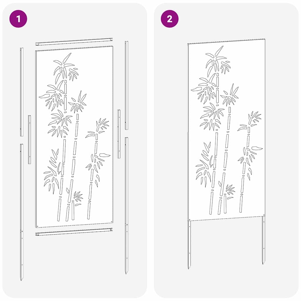 Genérico Pantalla de Privacidad para Jardín Floral 50 x 140 cm,Decoración,Obras de Arte,Carteles, copias y Arte visual-876295