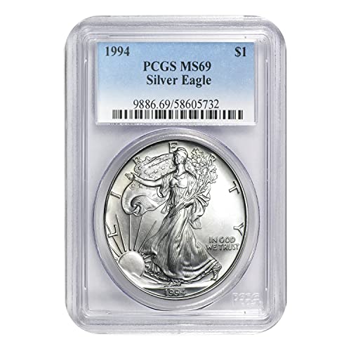 1994 American Silver Eagle ASE $1 MS-69 PCGS