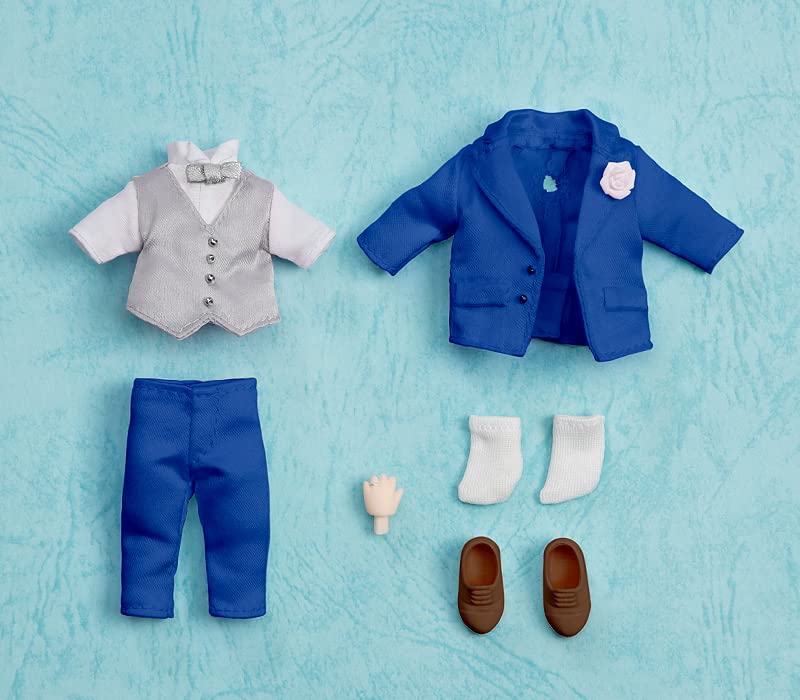 ねんどろいどどーる服 スーツセット青×2 Amazon.co.jp: ねんどろいどどーる おようふくセット [スーツ