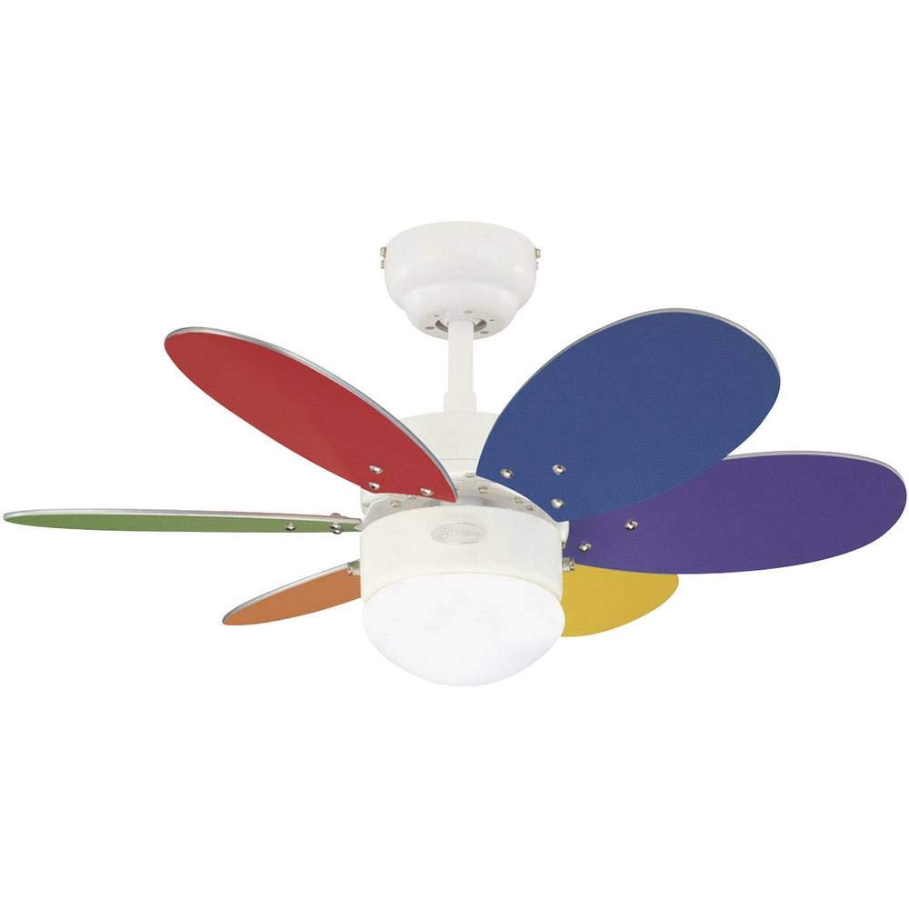 Ceiling Fan White Turbo II 76cm Multi-Coloured Westinghouse 78673