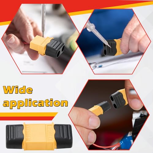 Image of Frienda 36 Pair XT60 Connectors (XT60 Upgrade) LiPo Battery Connectors Male Female Bullet Connector Plugs for RC Parts LiPo Battery