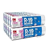 Owens Corning R-19 Fiberglass Batt Insulation Fits 2x6 Floor or Walls a Total of 10 Bags and Square...