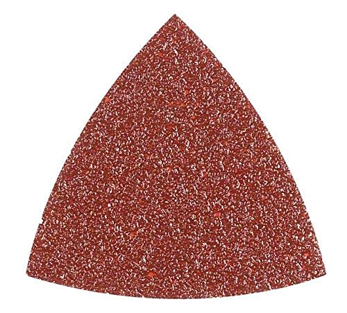 Bosch Accessories 2609256A42 Feuilles abrasives pour Ponceuses Delta 82 mm Grain 40 Lot de 5 feuilles