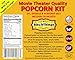 Home Theater All in One Popcorn Kit For 4 oz. Popper | Portion Packets with Kernels, Oil and Flavored Salt | By Bits N Things | Pack of 24