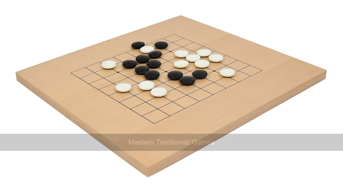 Dual-Side Wooden Go Board - 13 x 13 and 9 x 9 Layout