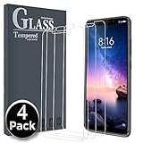 Ferilinso Screen Protector for Xiaomi Redmi Note 6 Pro, [4 PACK] Tempered Glass Screen Protector for Xiaomi Redmi Note 6 Pro Screen Protector