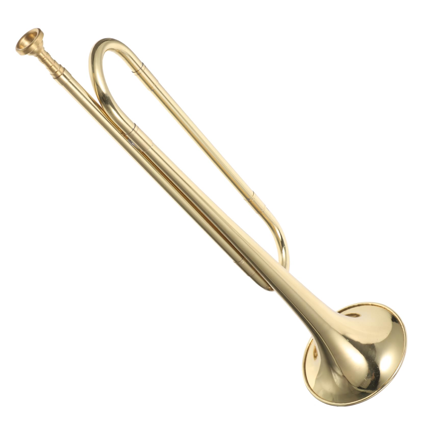BESPORTBLE Trompete für Anfänger aus Messing in Gold mit Kreativem Design und Dekorativer Kunst für Junge Musiker als Praktisches Kindertrompeteninstrument