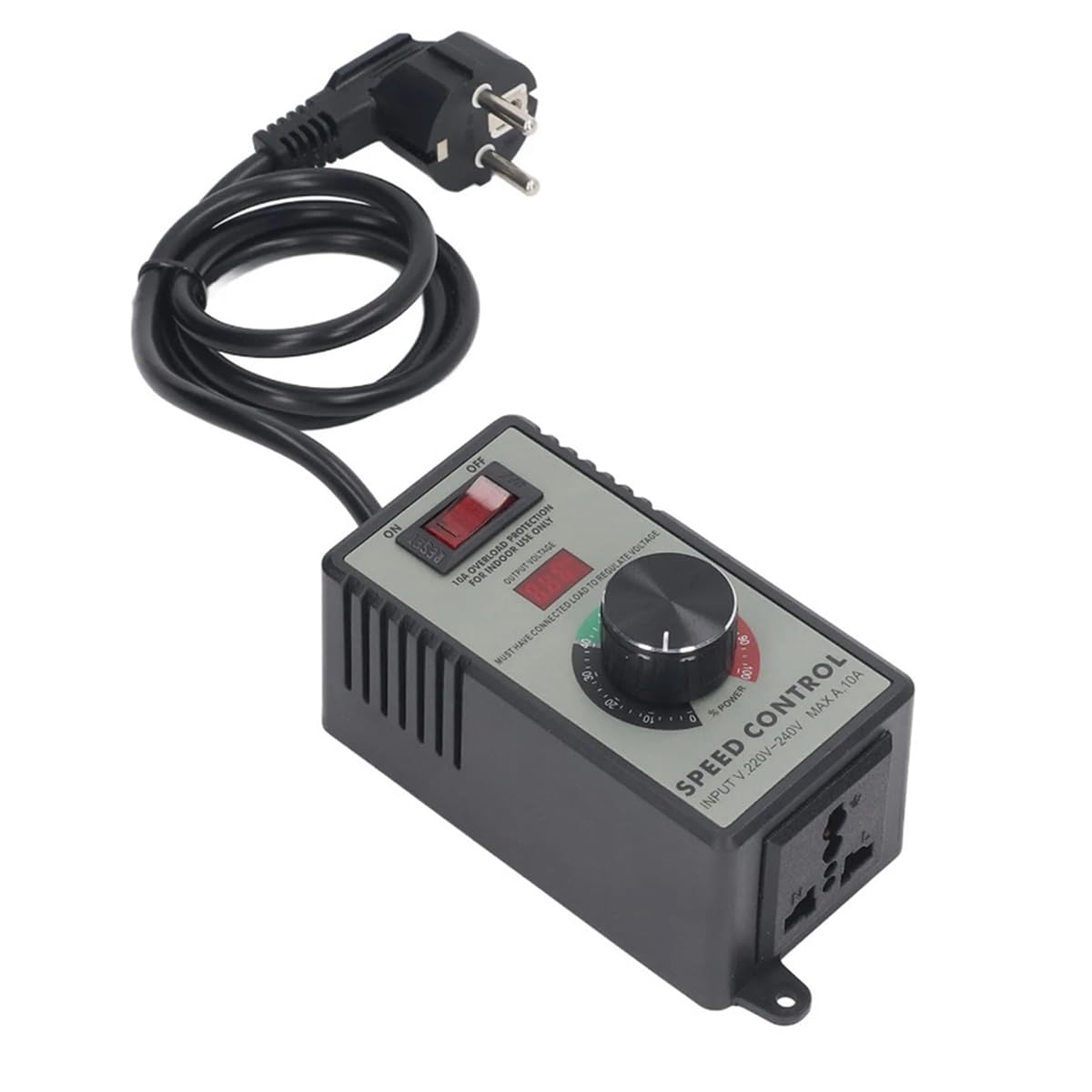Wiring Connecting Terminals - AC Motor Speed Controller Angle Grinder Fan Variable Speed Controller 10A Universal European Plug AC220 to 240V 4000W