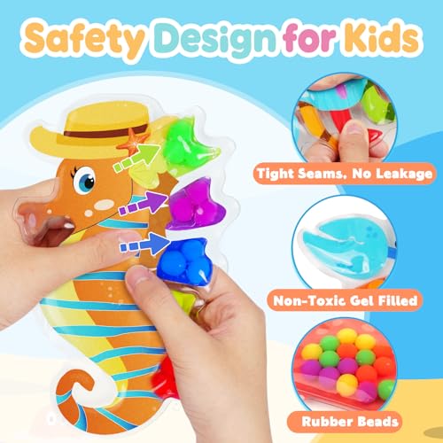Image of 3PCS Color Sorting Toys for Toddlers, Montessori Sensory Toys Preschool Learning Activities Fine Motor Skills Fidget Quiet Educational Gift for Kids Age 3+