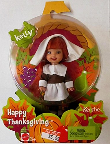 Muñeca Barbie Kelly Happy Thanksgiving Kerstie Mattel miniatura 1