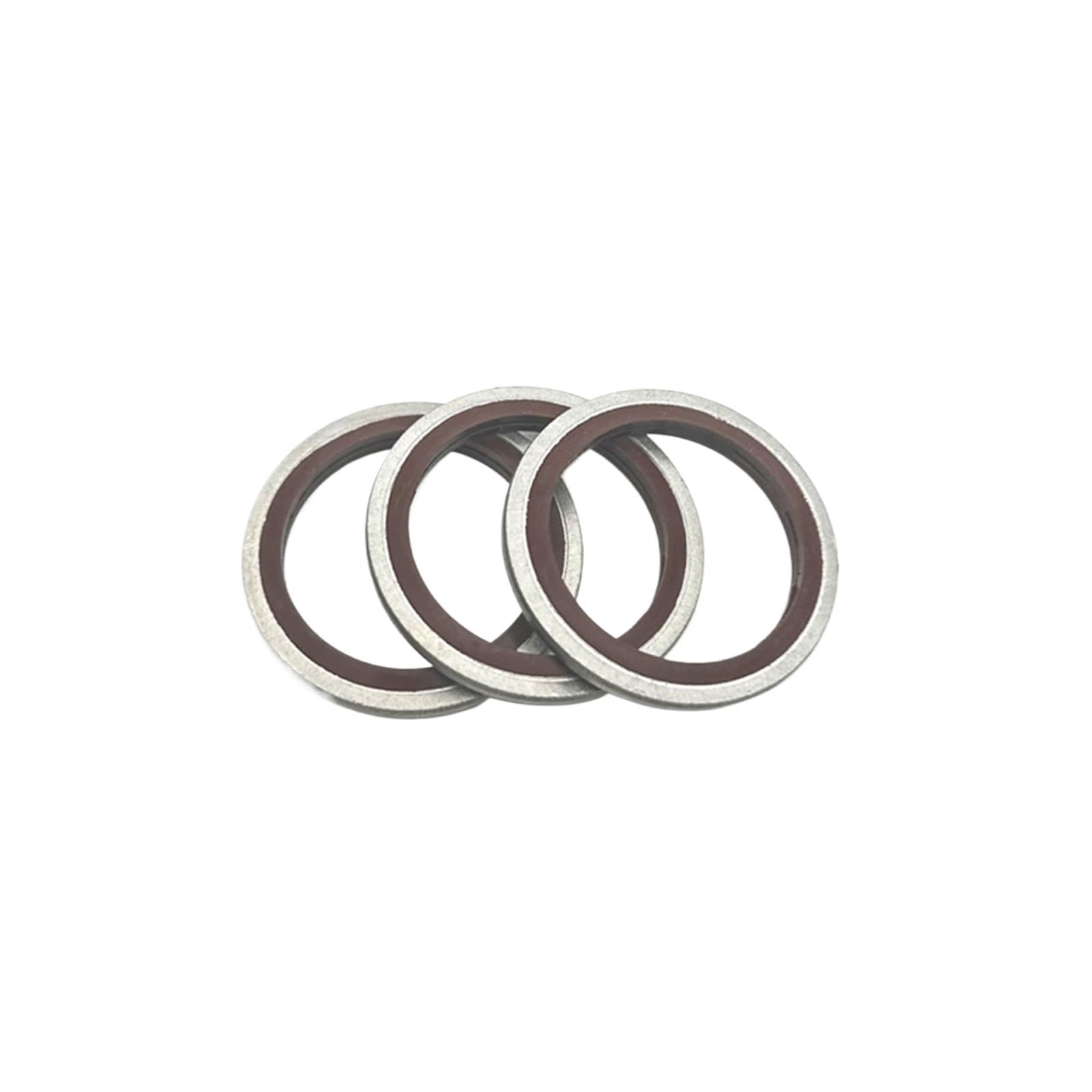 Arandelas Planas M5 M6 M8 M10 M12 M14 M16 M18~60 Junta de tapón arandela unida, anillo sellado combinado(316 red,M 8,10Pcs)