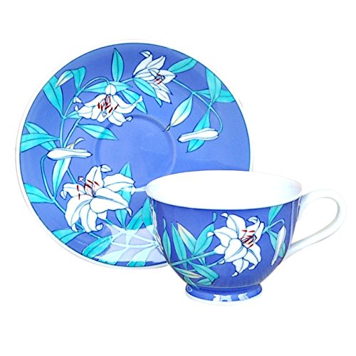 Amazon｜コーヒーカップ おしゃれ 有田焼 伊万里焼 畑萬陶苑 瑠璃 