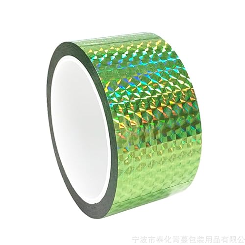 Miniatura 10 de Cinta reflectante holográfica autoadhesiva, cinta reflectante holográfica para mantener alejados a los pájaros, proyectos de manualidades, arte de