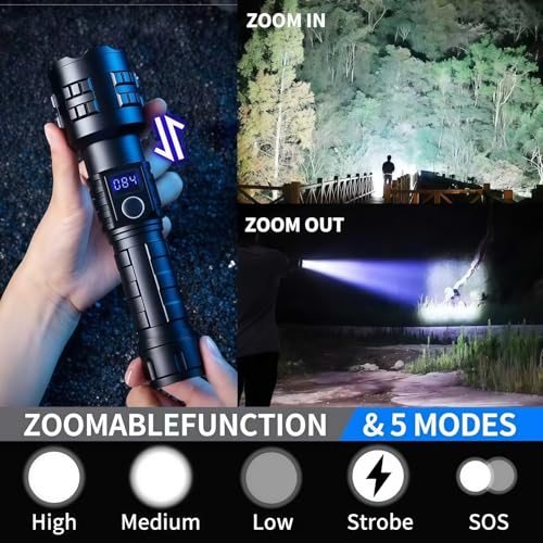 Lampe torche à écran LED haute performance avec finition étanche IP67