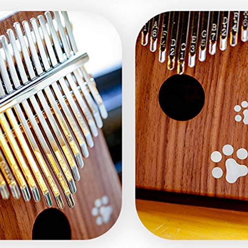 WYKDL 17 Clé Kalimba Pouce Piano en Acajou Massif Bois Body Finger Piano avec Tune Sac Marteau Carry ramassage… - Les Beatles, Paul McCartney, John Lennon, RIngo Starr, George Harrison WYKDL 17 Clé Kalimba Pouce Piano en Acajou Massif Bois Body Finger Piano avec Tune Sac Marteau Carry ramassage… – Image 6