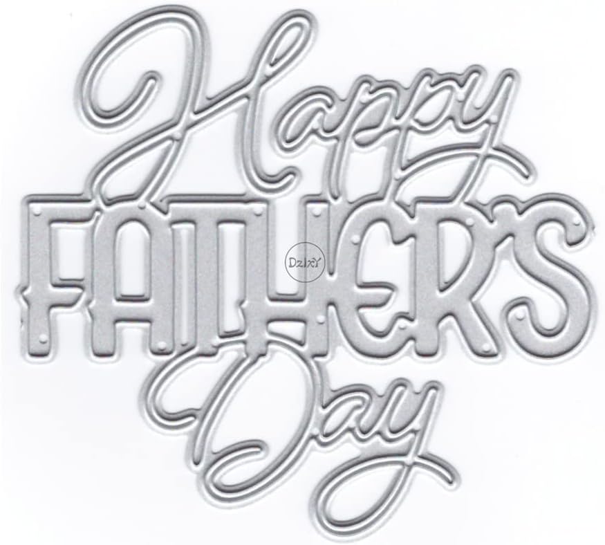 Happy Father Day Metal Cutting Dies for Card Making
