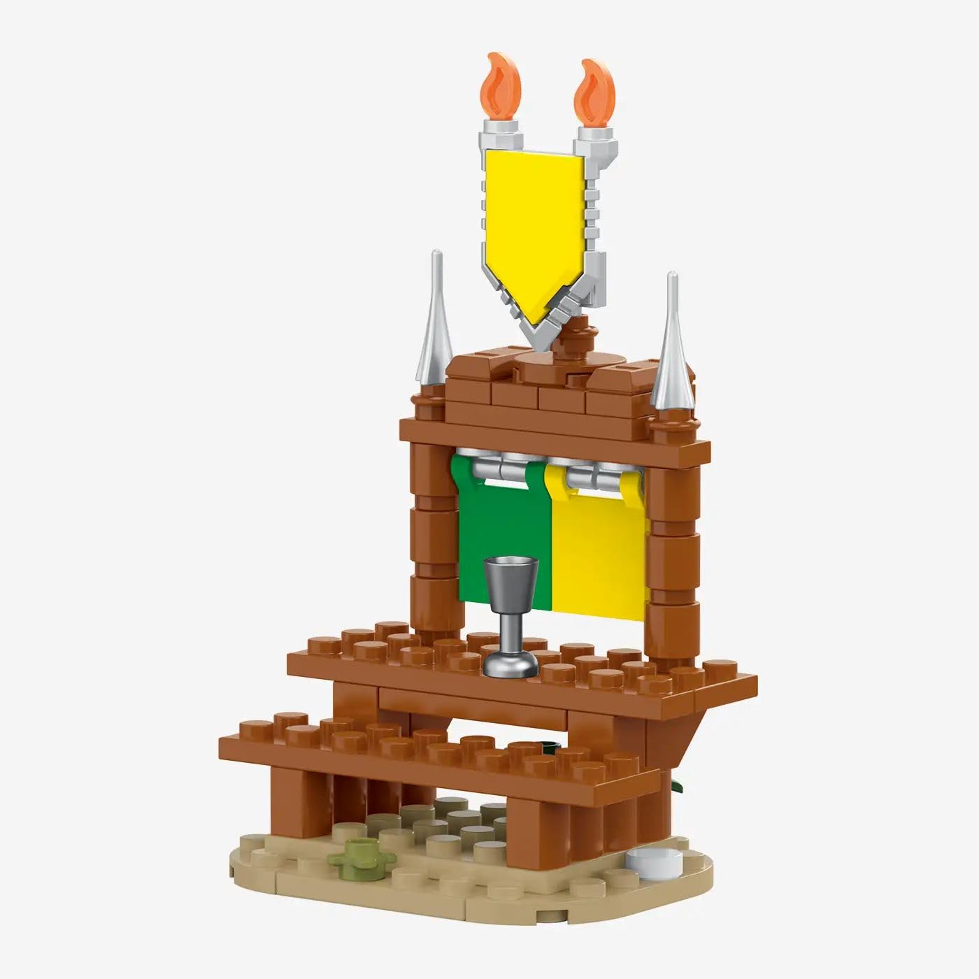 BlueBrixx Burg Bärenfels Ritterturnier, 953 Klemmbausteine, Minifiguren