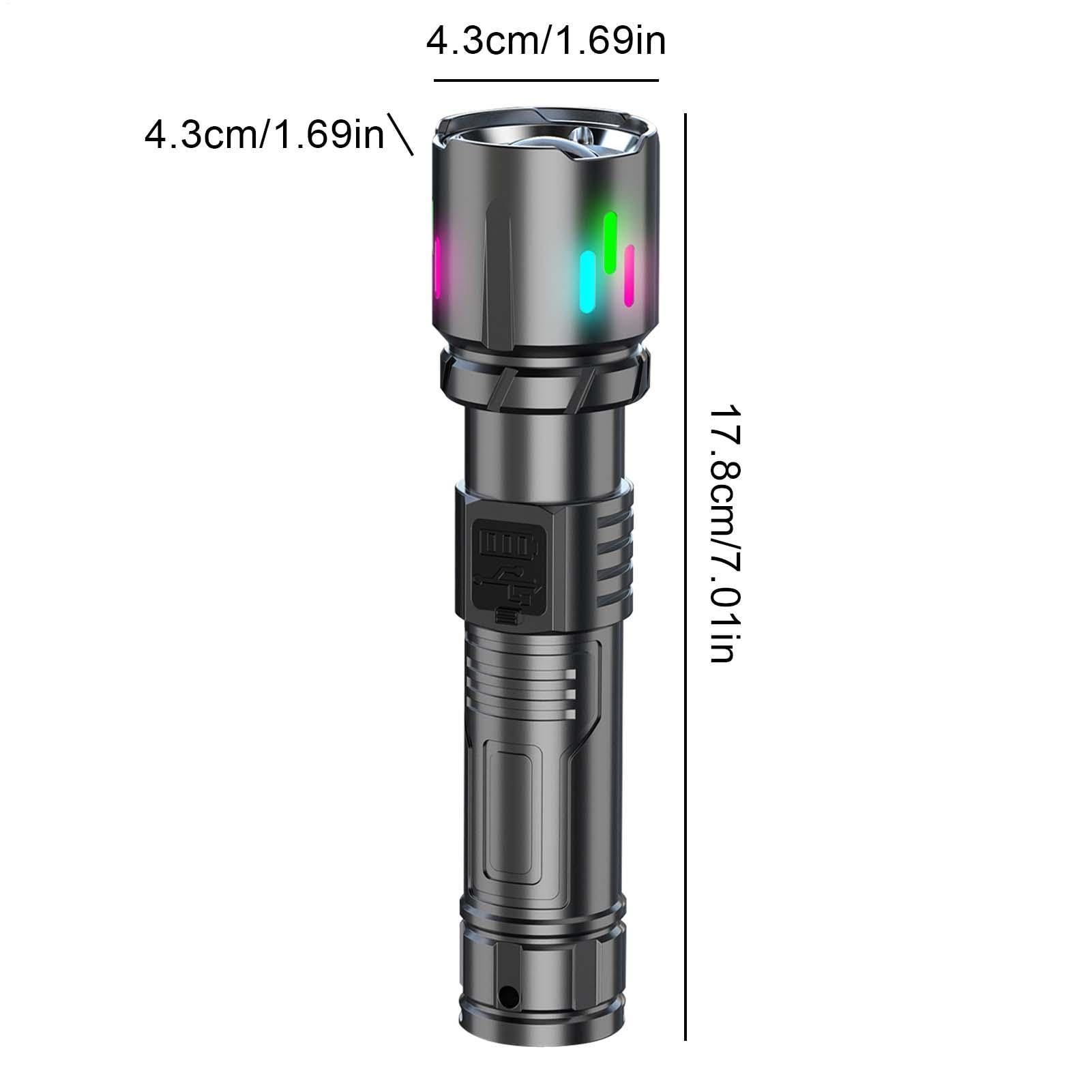 Lampe Torche Magnétique Torche Puissante Zoomable 7 Modes