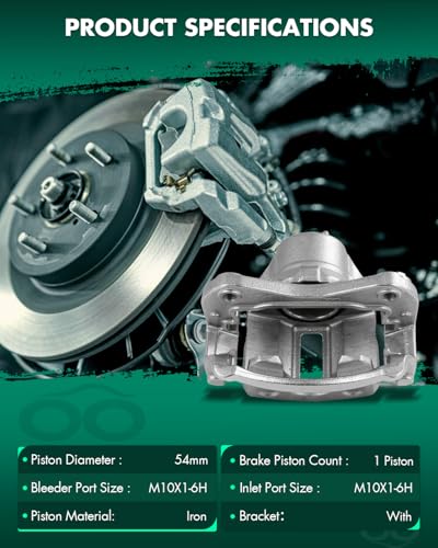 Image of SCITOO 19B2849 Front Right Disc Brake Caliper Assembly w /Bracket For Hyundai For Elantra 2002-2005