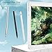 iMieet Case for iPad 9th Generation 2021/iPad 8th Generation 2020 10.2 Inch with Pencil Holder, iPad 7th Gen 2019 with Soft Baby Skin Silicone Back, Auto Wake/Sleep Cover(White)
