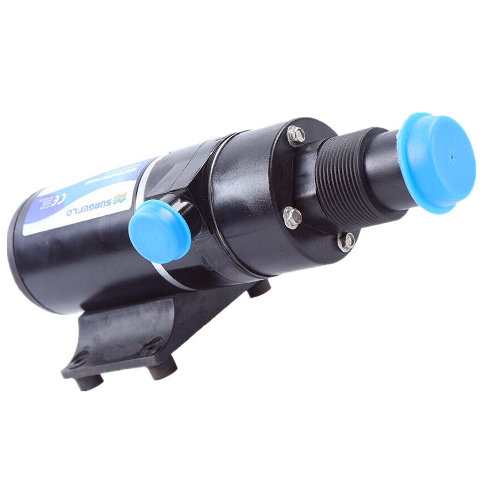 Self-priming RV Macerator Pump, 45L/min Flow Rate Double Blade Macerator Waste Pump 12V For Marine Yacht Toilet