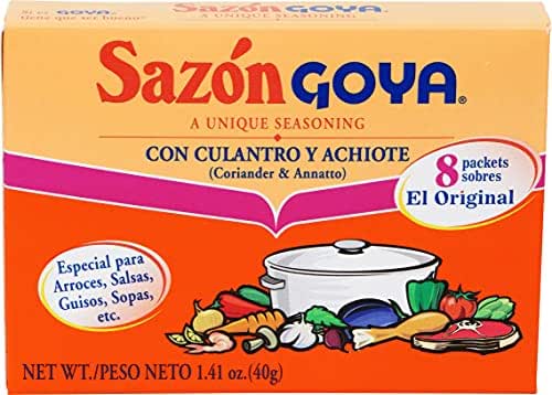 Goya Foods Sazón Seasoning with Coriander & Annatto, 1.41 Ounce