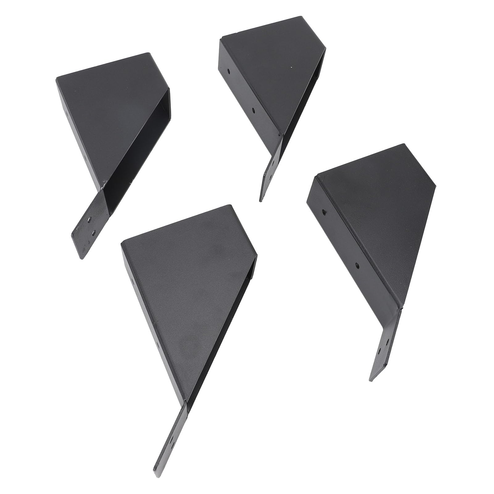 Asixxsix Staffe per Pergola, Staffe in Metallo Zincato con Angolo di 45 Gradi, Kit Staffa con Fori di Drenaggio per Rinforzare Pergole, Gazebo, Box/Cover Sugli Alberi, Cortili